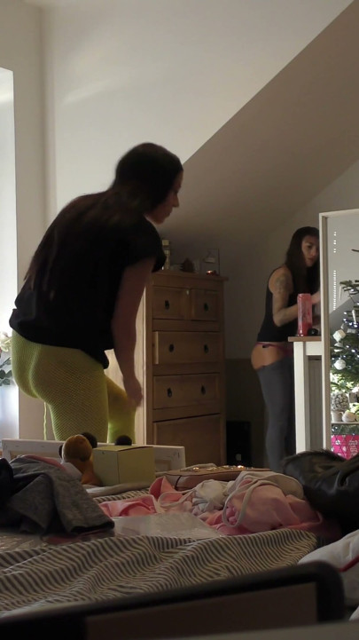 Teenager Angel sisters with a Younger Teen Friend Party | Clip 1
