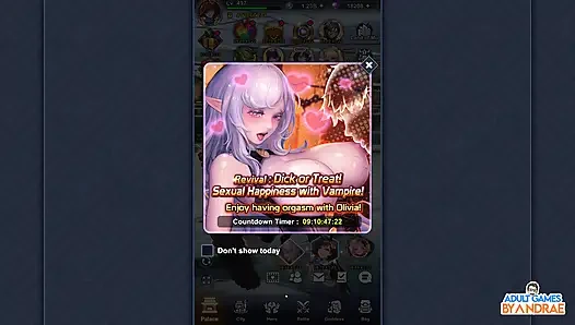 Ep2 Dick or Treat! Sexual Happiness with Vampire! Second Video Unlocked - Olivia’s Intense Oral Scene