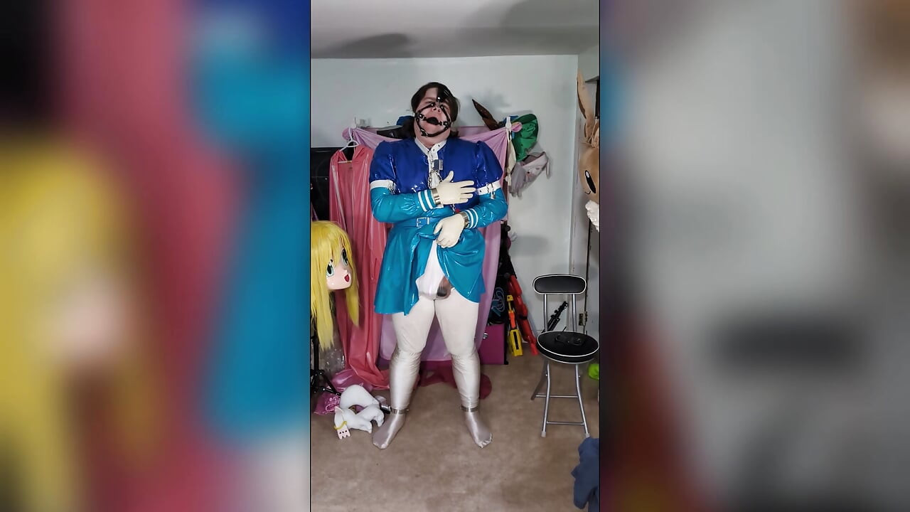 Maria Cosplay, esaret resimleri ve zaman kilidi eller serbest vibratör orgazmı