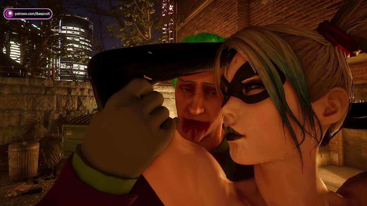 Joker Fucks Futa Harley Quinn Hard in the Alley