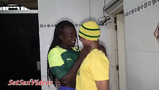 Fernanda chocolatte dengan jersey senegal dientot sama cowok brasil, di Piala Dunia 2022