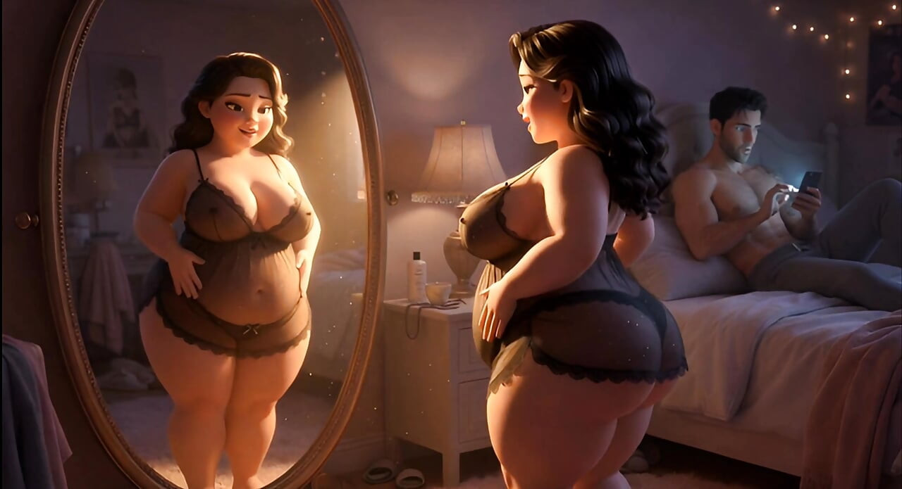 "From Chubby & Ignored to Curvy Cock Tease - Her Slutty Transformation" ep1