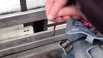 Spritzig beim ablad im LKW Aufliger