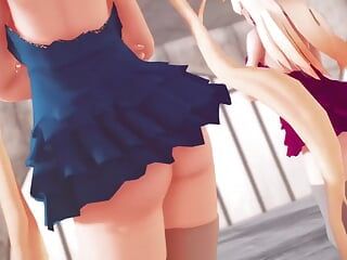 Mmd R-18 fete anime clip sexy care dansează 314