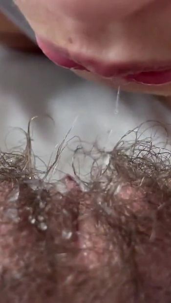 My Little Hairy Clit Is Sucked POV