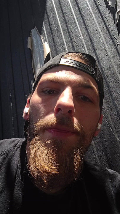 Chillin before work getting ready to do my first video tonight.