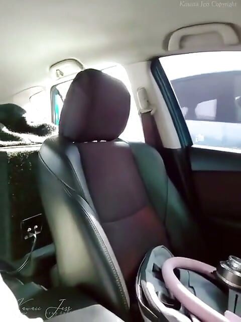 Mengusap diri di dalam kereta saya versi penuh