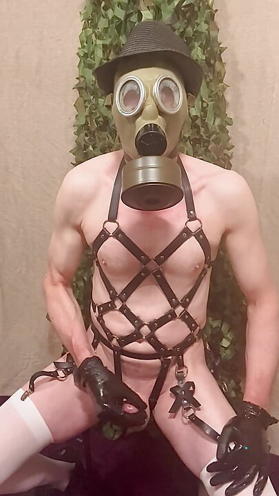White Stockings Wanking The Joy Stick