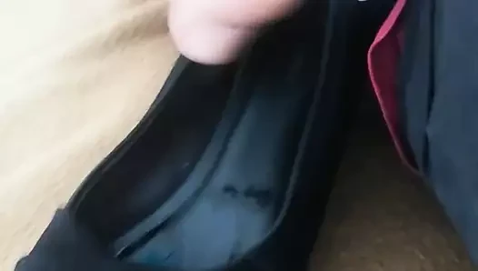 Schuh besammt