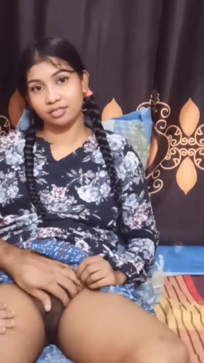 Beautiful Desi School Girl Fucking Muslim Step Brother Small finger in | Clip 1