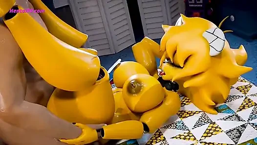 Altın gece seksi (çizgi film parodi)