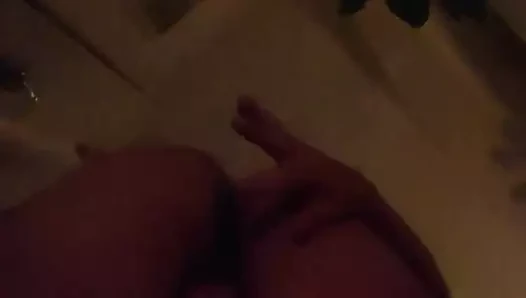 Anal in the bathroom