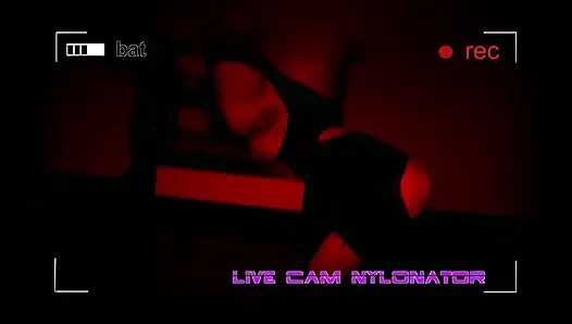 Nylon Girl Bound and Fucked Hard in Wild BDSM Session