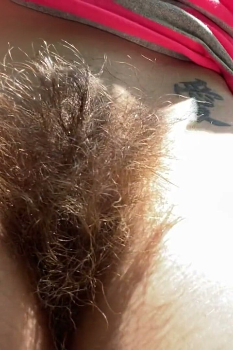 Hairy bush closeup smoking fetish video