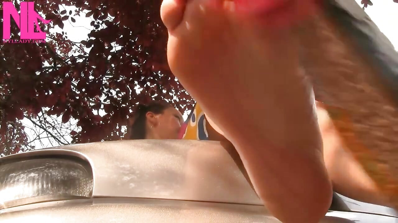 Sensual Dangling in My Pink Birkenstock Flip Flops