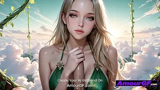 AI Blonde Gets Fucked in Air, Moans Soft as Hot Cum Splatters Her Face