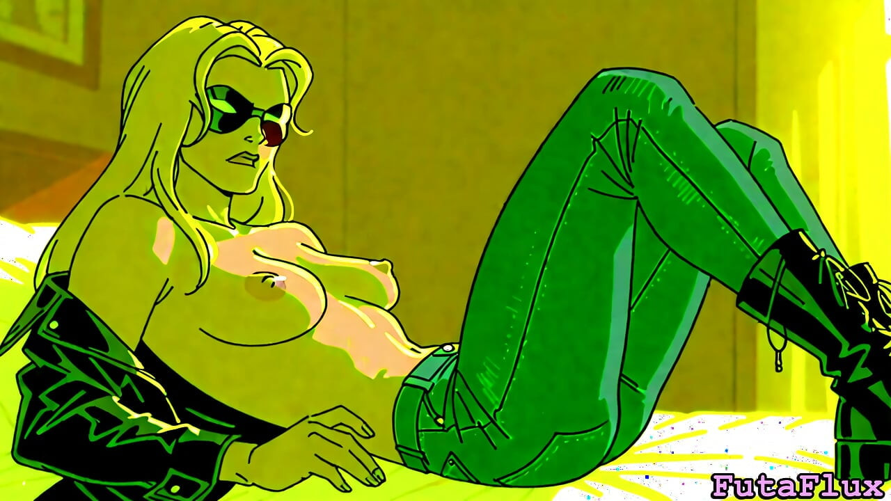 Futanari Carol Danvers -, svršavanje, samosisanje i više!