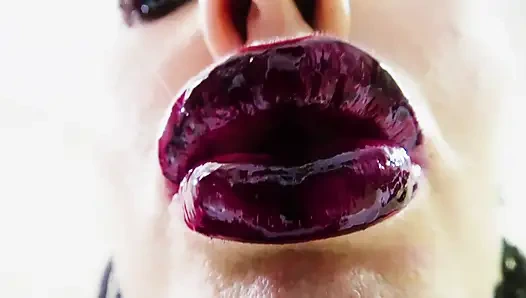 enslaved by  lipstick  kisses