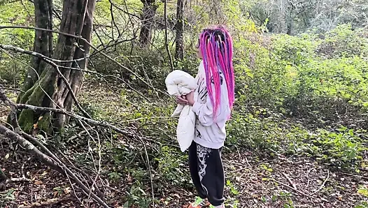 I Met Pervert Submissive Girl Outdoor and Punished Her Pussy