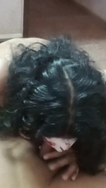 Powerful moment from "Mumbai Marathi Bhabhi Give Hand Job and Shaving Service to her neighbour Part 2"