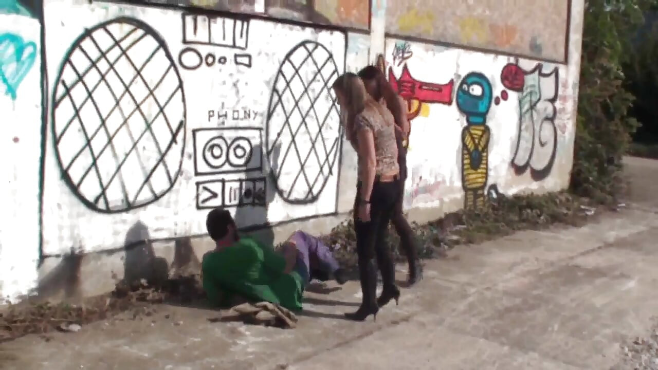 Kicking a Horny Guy in the Street