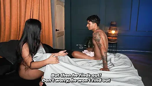 Stepson accidentally ends up fucking his busty stepmother - Thiago Lopez & Lina Henao