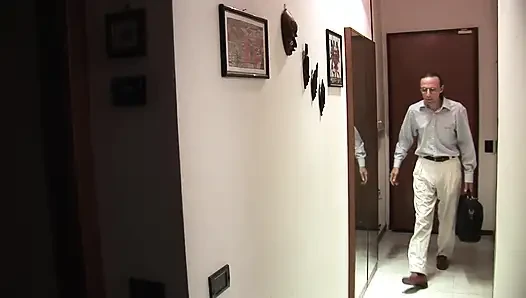 Italian housewife takes a big cock