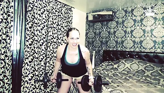 105 gewichthebe wiederholen für bizeps-herausforderung!