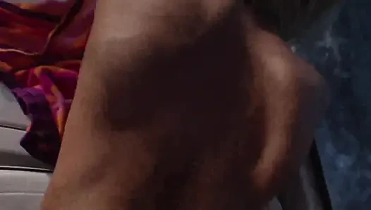 Blonde teen sucks avidly a hard cock