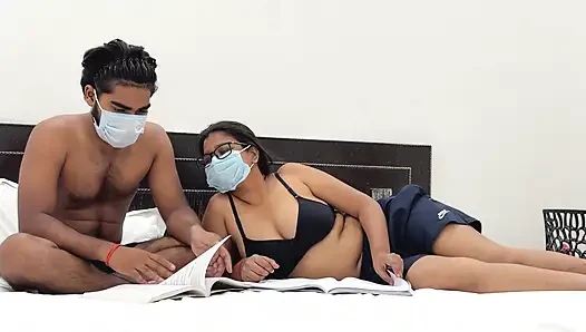 Exam Preparation with My Stepcousin on a Hot Summer Day