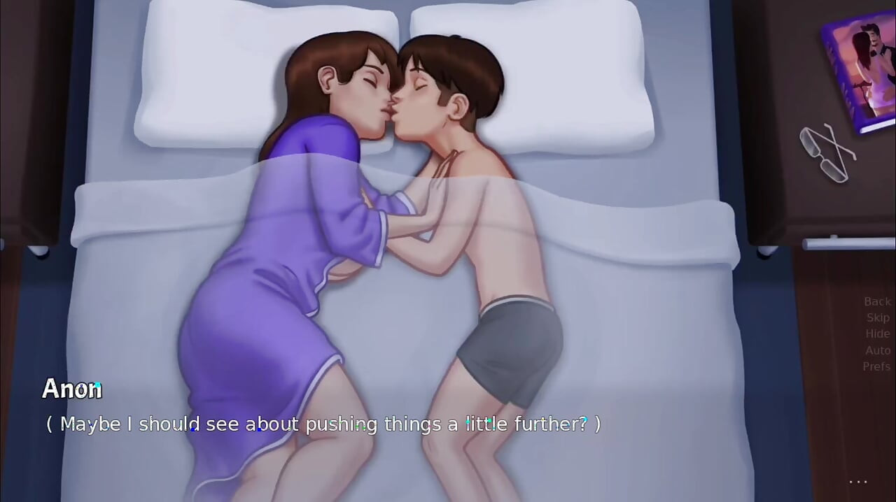 Anon lagi asik nyepong dan ngentot memek beceknya sampai toketnya dientot habis-habisan - gameplay cerita musim panas -saga