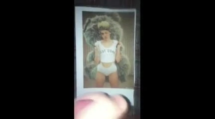 cum tribute to Miley Cyrus