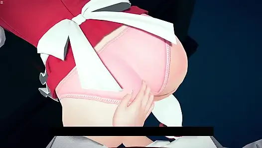 Stepbrother Loves Spanking Japanese Stepsister Big Ass With Pink Pantie