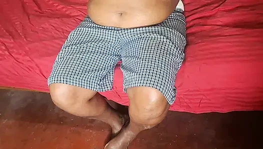 Hood Bitch with a Big booty on bed