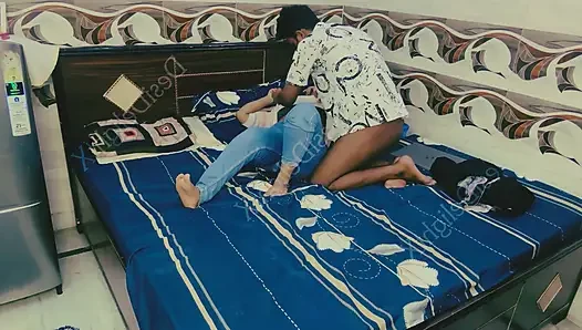Desi Indian Bhabhi Hardcore Sex at Home Full Night Chudai