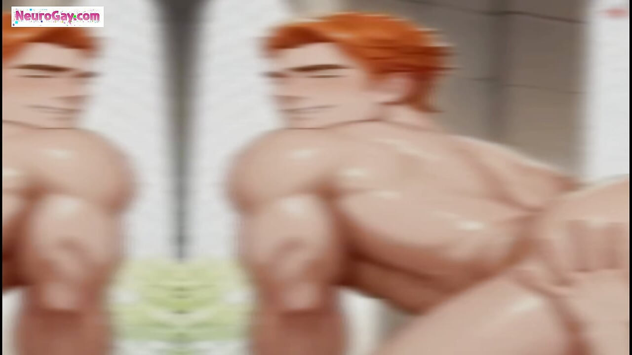 Redhead bubble butt twink gets fucked deep by hungry gay top
