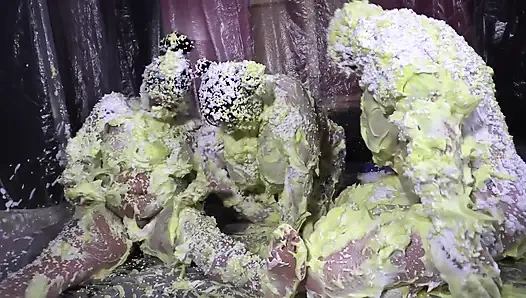 Foam Fun with Cheyenne Hannah and Skyler