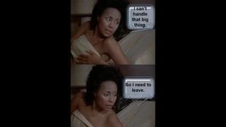 Diahann Carroll in bed, fantasie uit 1974