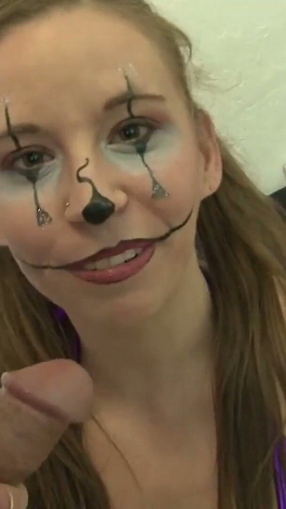 Crazy Norah Nova freaking out in Clown Porn | Clip 1