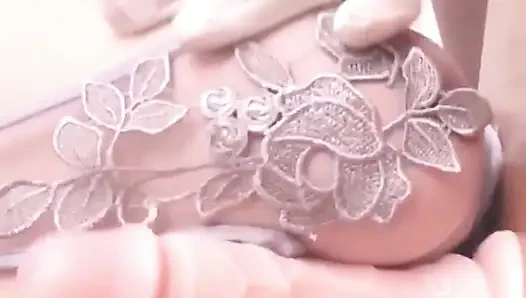 Masturbate with Dirty Words and Masturbate to You in Stockings. the Sound Is so Good That I Can Hear the Squirting