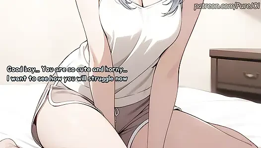 Акане Kurokawa заставляет тебя жестко испытывать оргазм своими ступнями (цензура JOI)