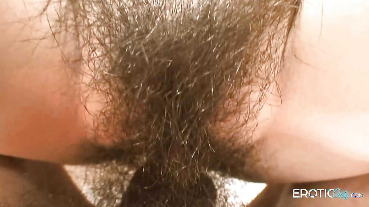 Wet Hairy Pussy Was Destroyed by the Dildo