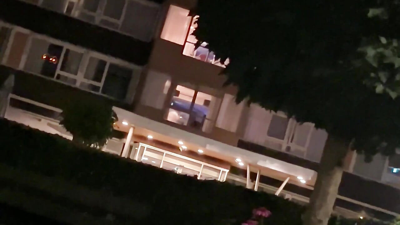 Public Jerk off in Front of a Nurse From the Resthouse