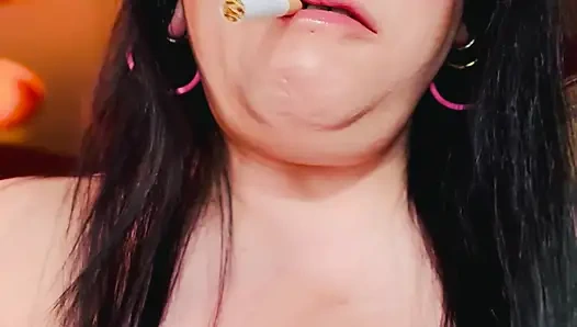 Just A Quick Cigarette With Tina Snua - Drifting OMI OME Snap Inhales Smoking