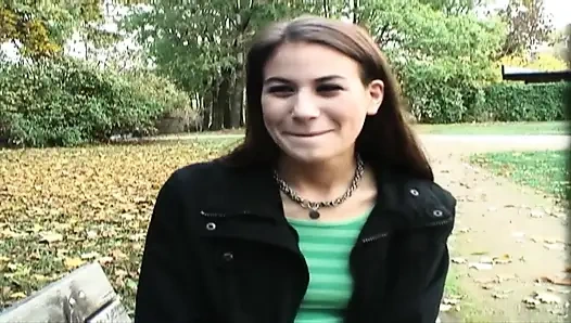 Teenenger Fucked in the Park and Squirted in Mouth