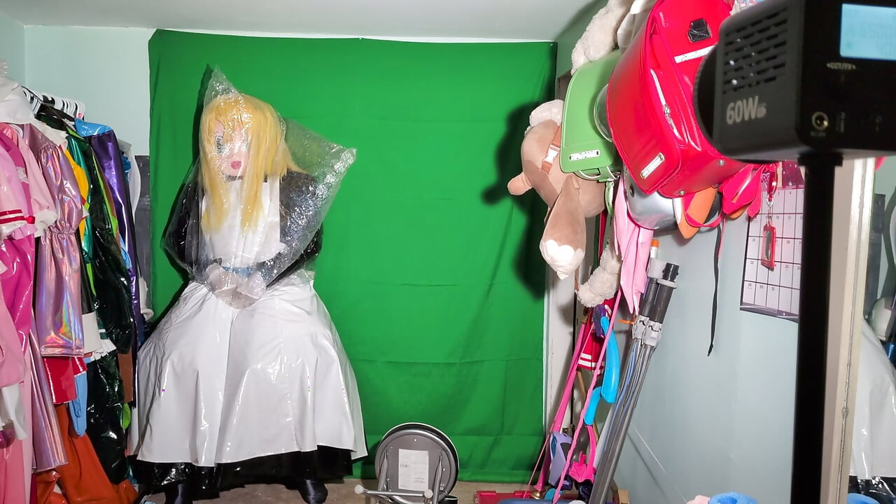 Kigurumi hizmetçi çantalı çeşitli nefes oyunu oyunları