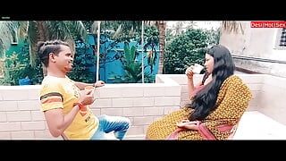 Hintli ateşli çift seks yapıyor! Evli kadın değişim seksi