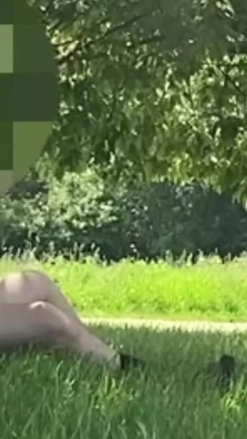 Powerful moment from "Huge cumshot in public, risky masturbation"