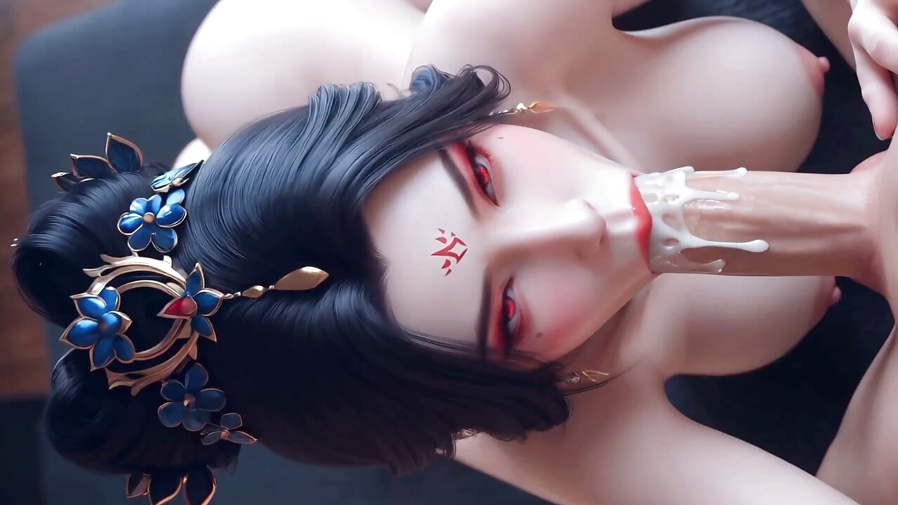 Beautiful ancient girl and her breathtaking dance AI