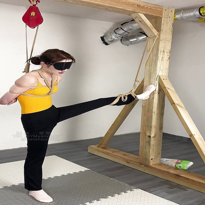 De training van de dansstudent is een gedurfde en climaxversie